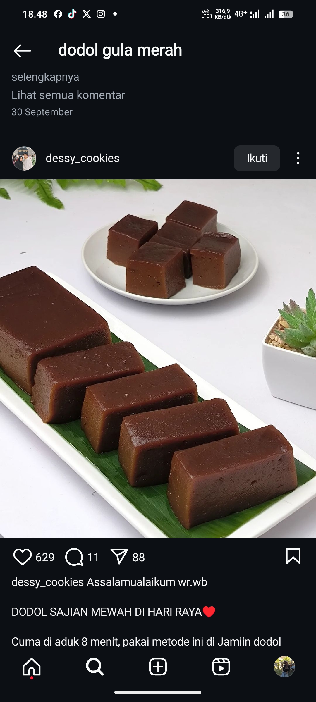 Dodol Gula Merah