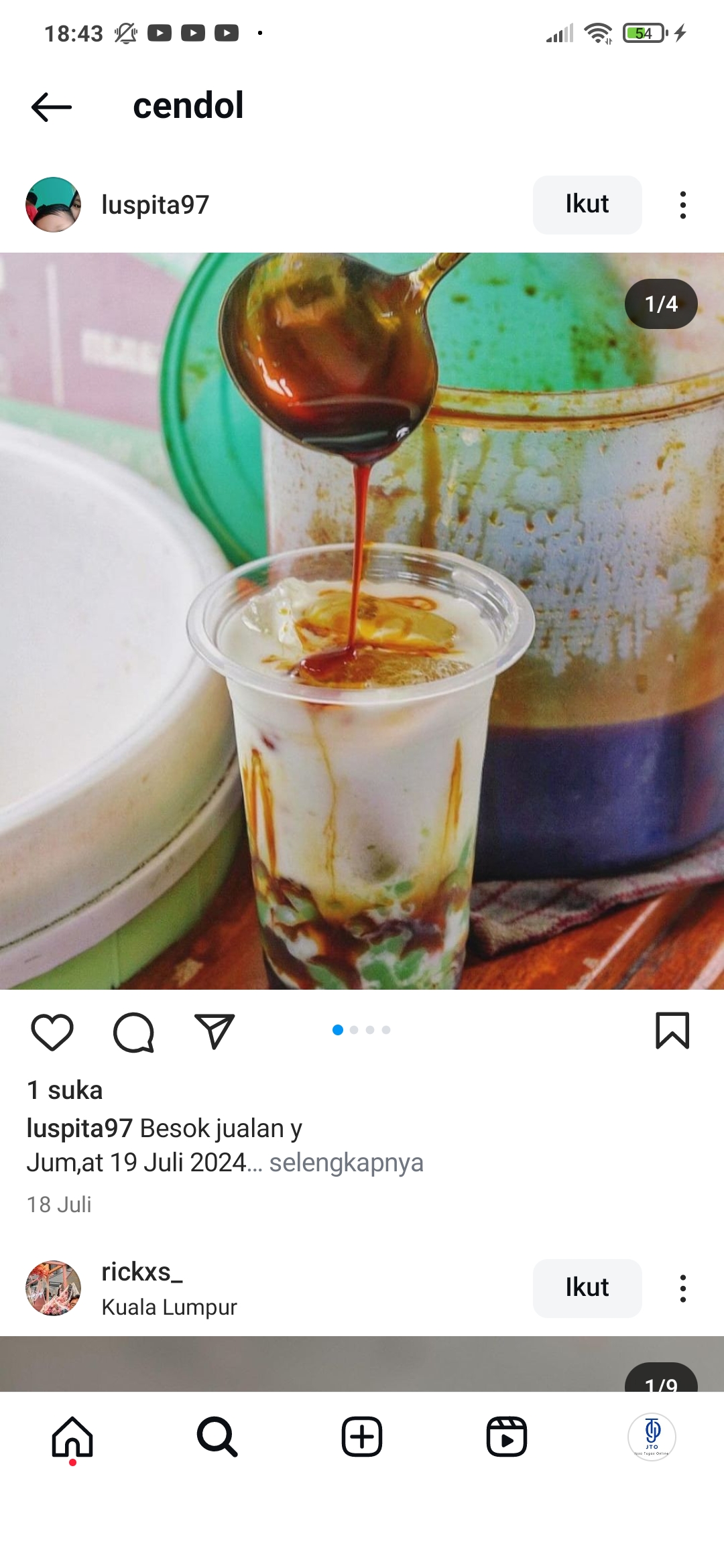 Resep Cendol super enak