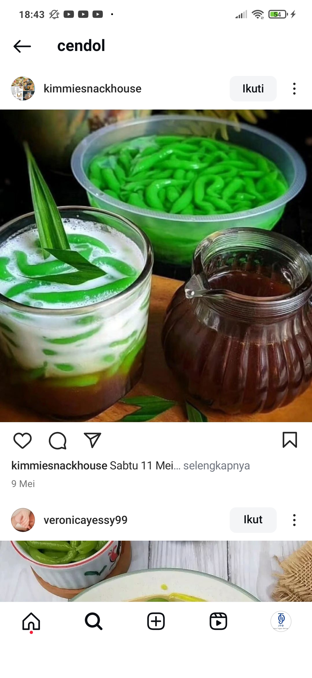 Resep Cendon yang enak diminum saat cuaca panas