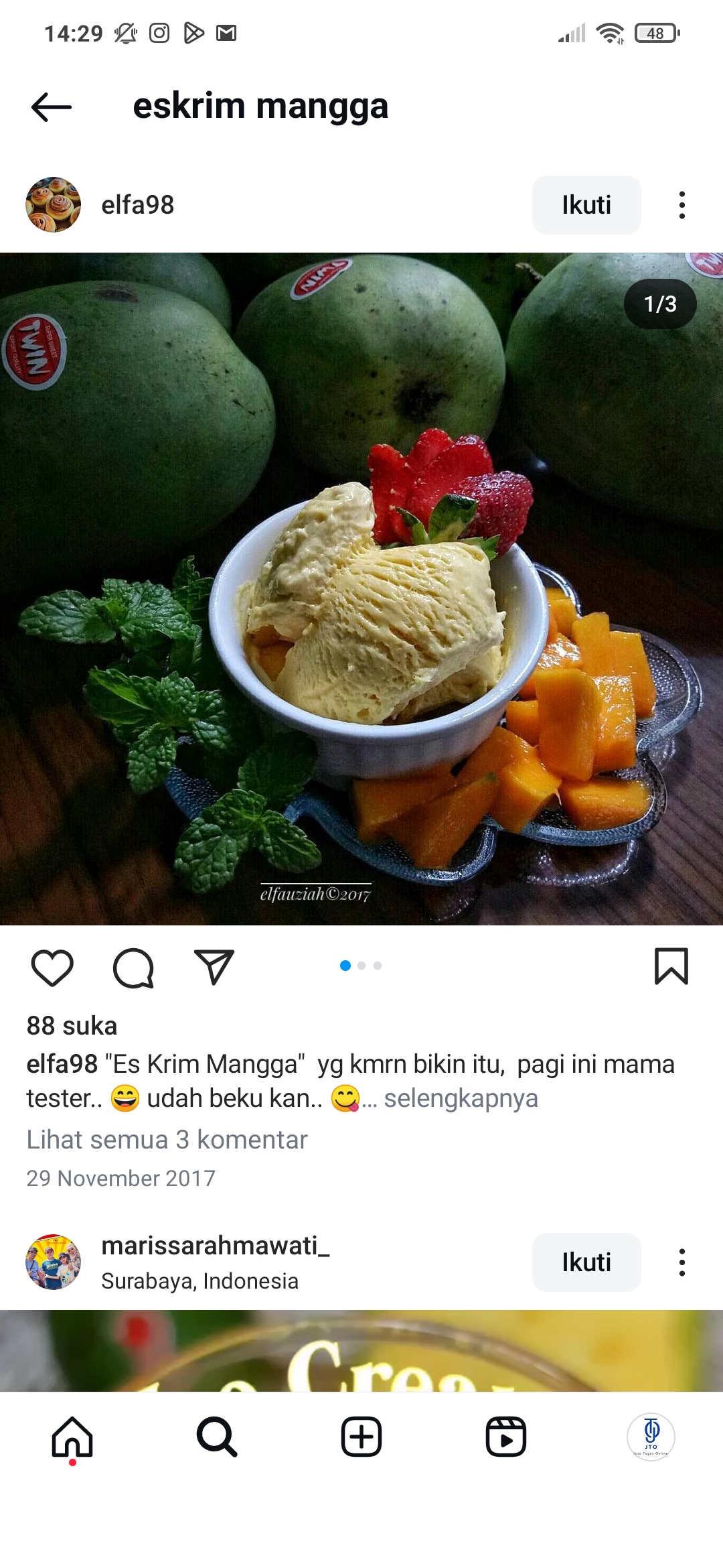 Resep Es Krim Mannga yang mudah dibuat di rumah