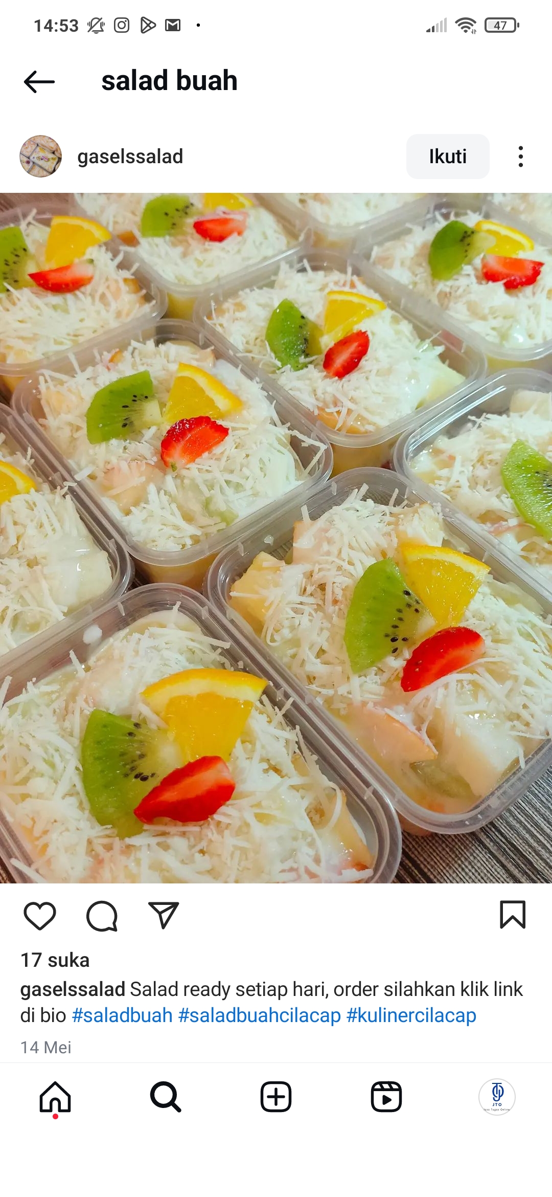 salad bisa jadi alternatif ketika cuaca sangat panas