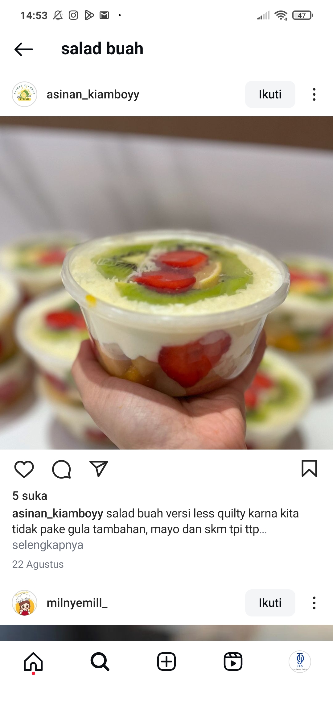 Buat Salad Buah sendiri di Rumah
