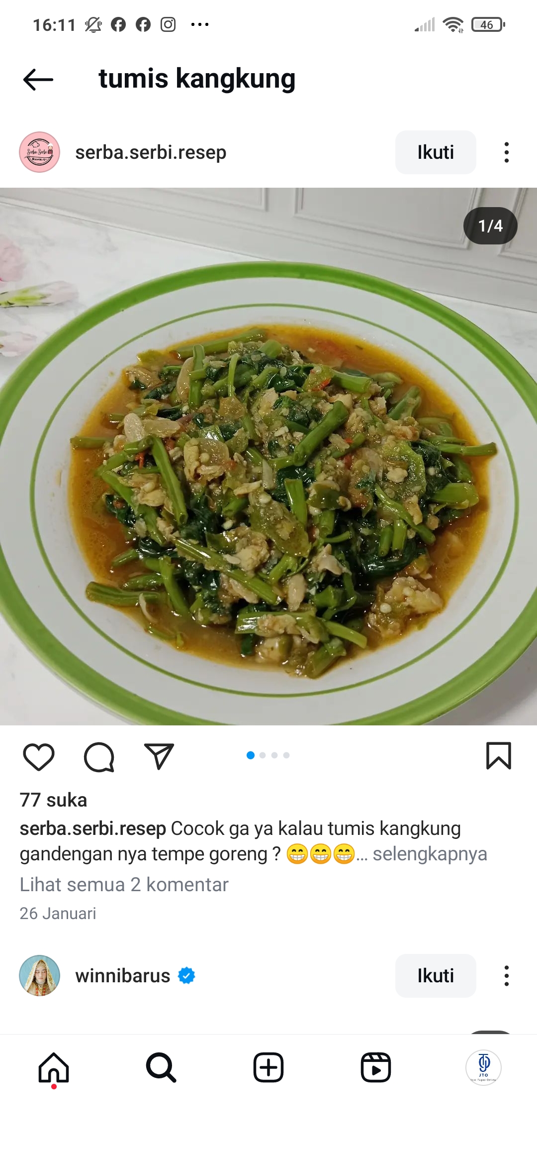 Resep yang bisa kamu coba di rumah