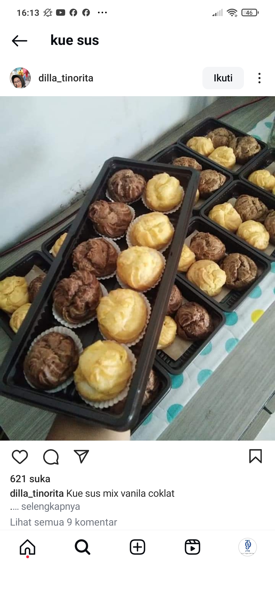 Membuat kue sus di rumah ternyata mudah