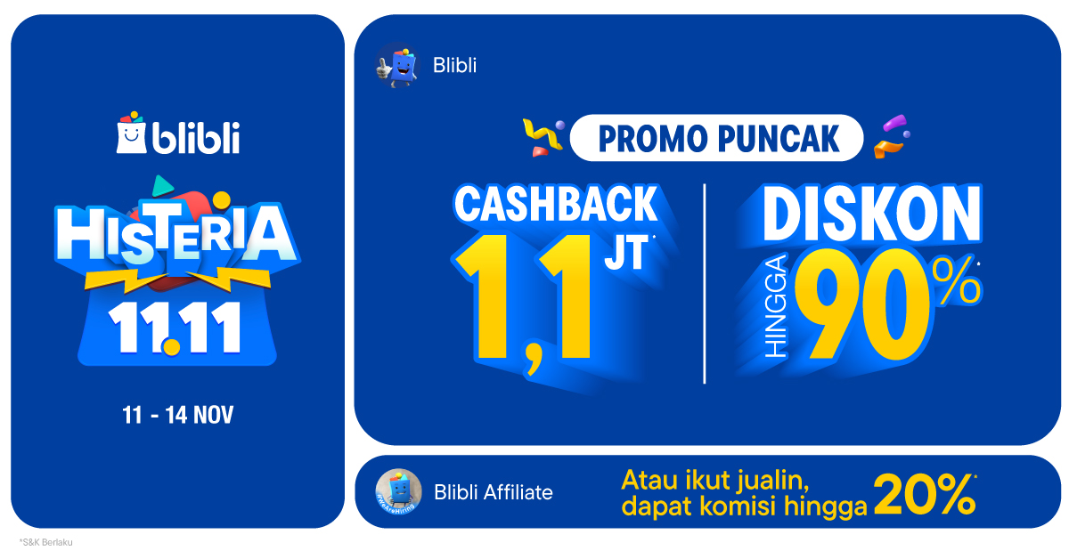 DESAIN MENARIK: iPhone 15 Pro Titanium   kini promo di tanggal istimewa 11.11 Blibli.