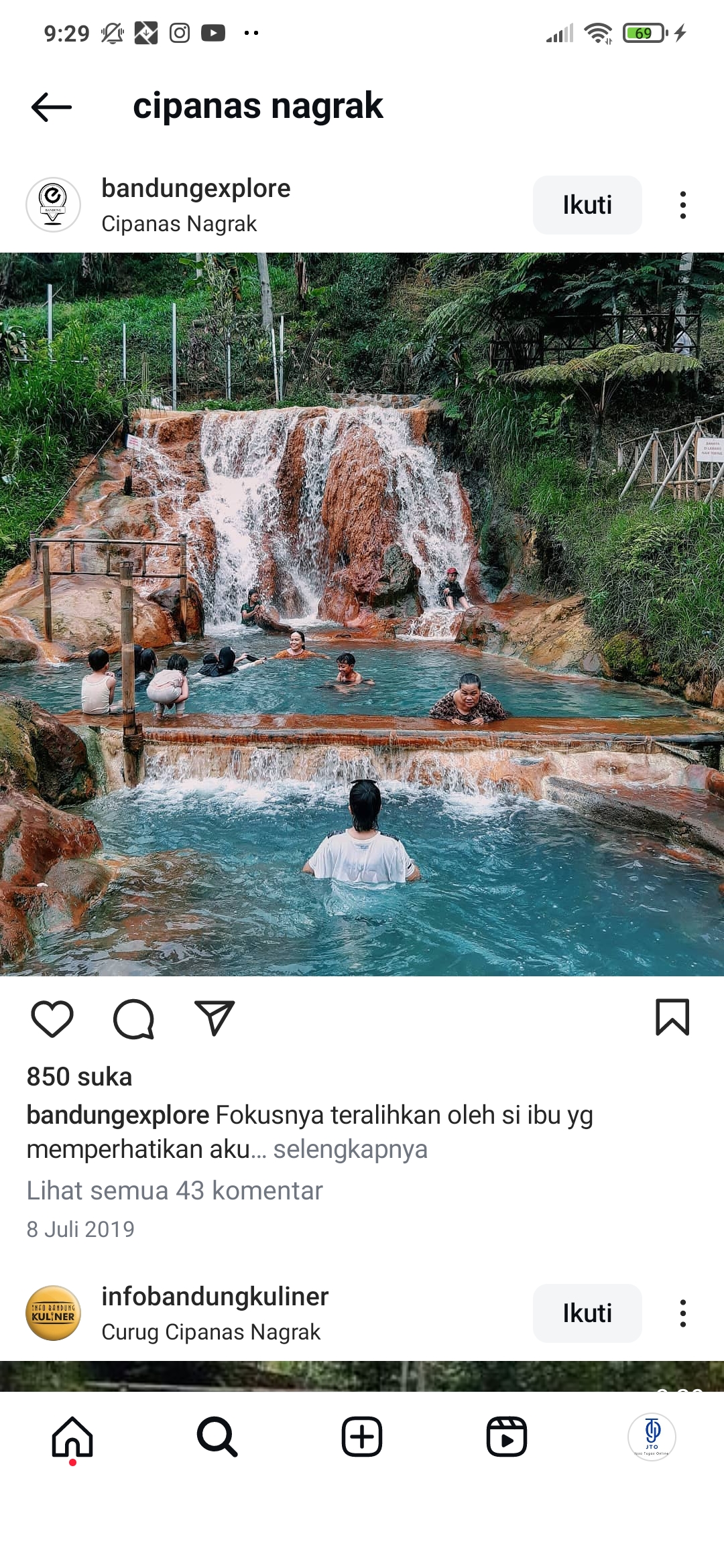 Pemandian Air Panas dekat Jakarta