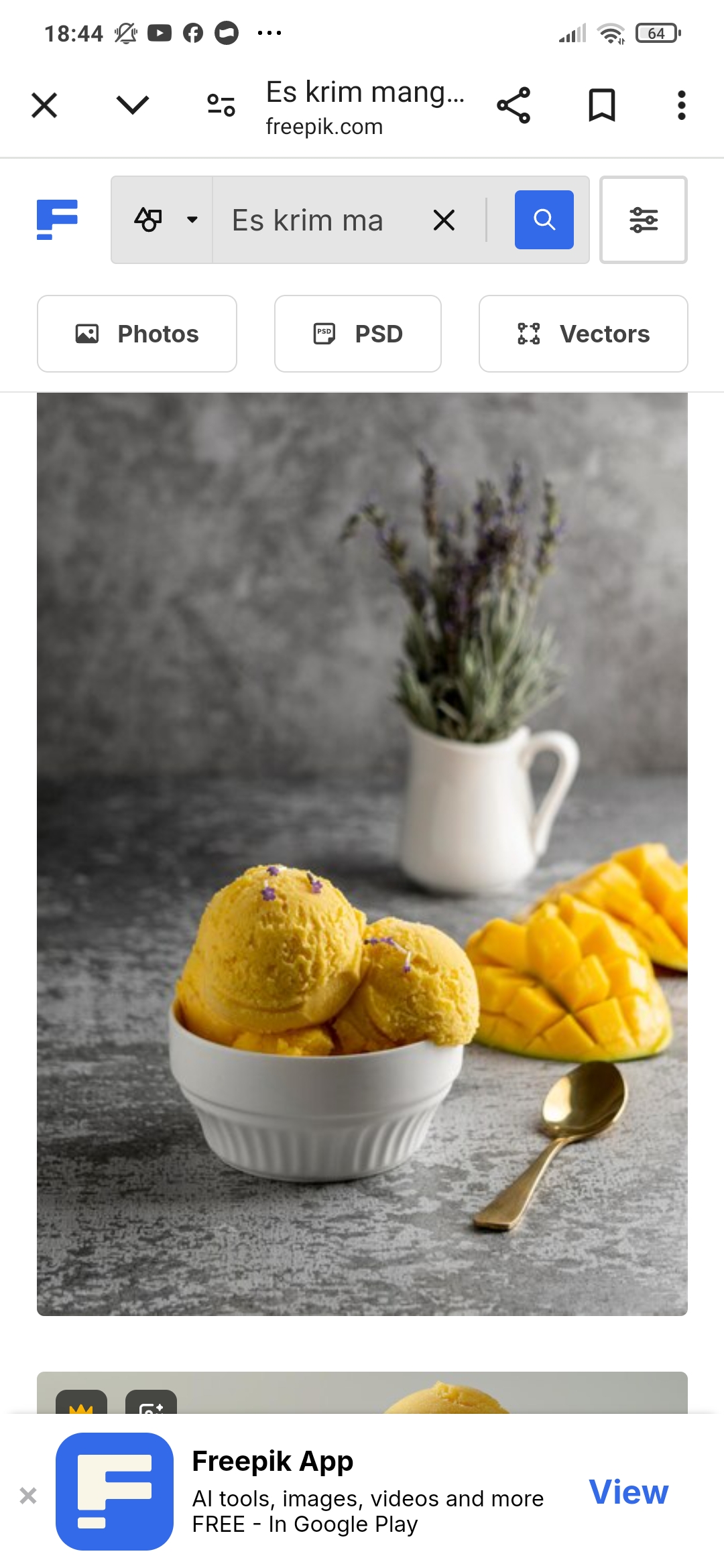Resep Es krim Mangga