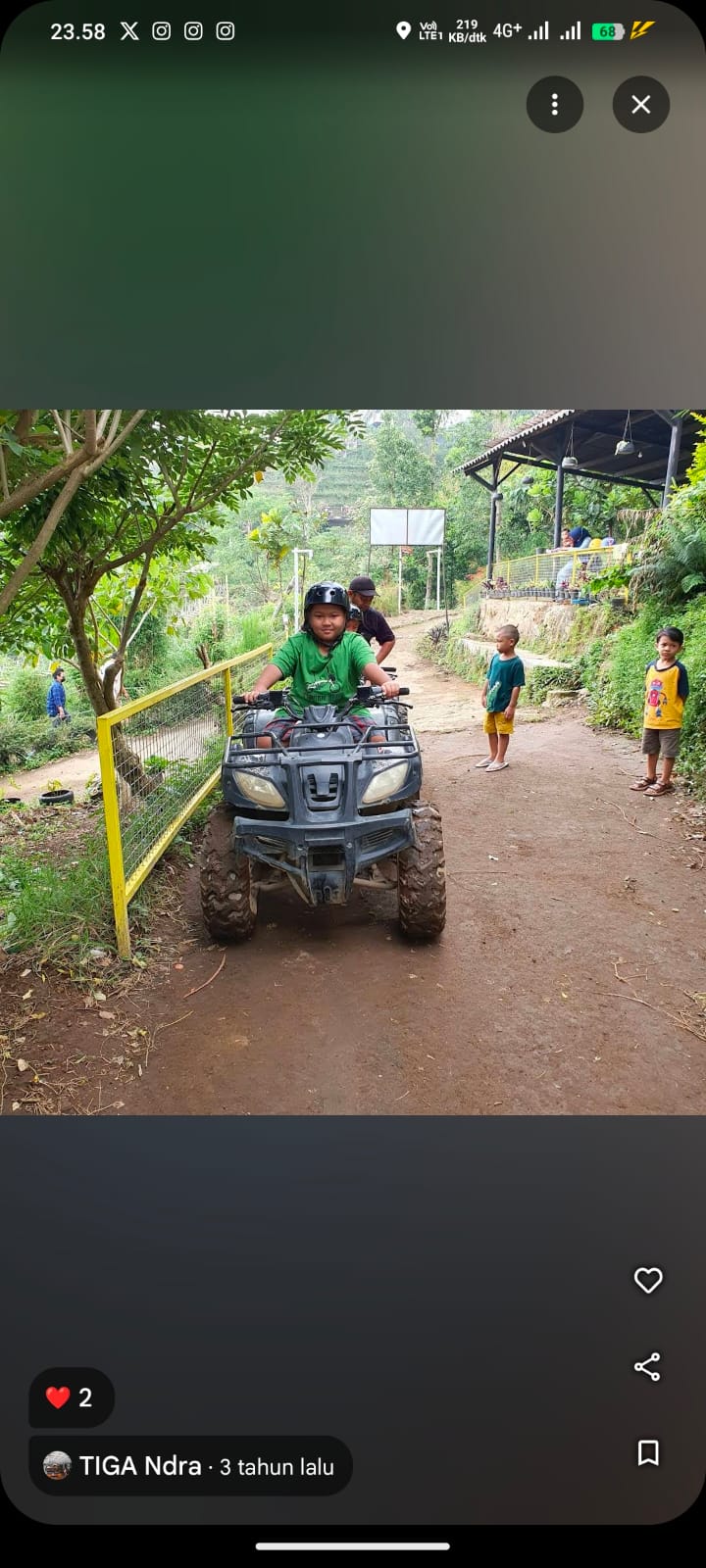 Serunya naik ATV di Lereng Gunung Ungaran