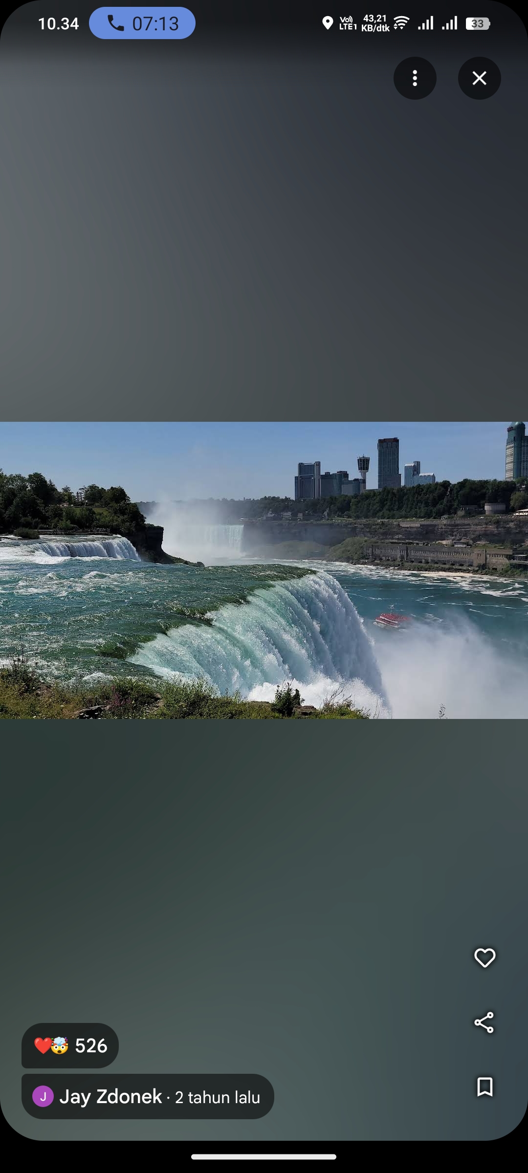 Air Terjun Niagara,  Amerika Serikat