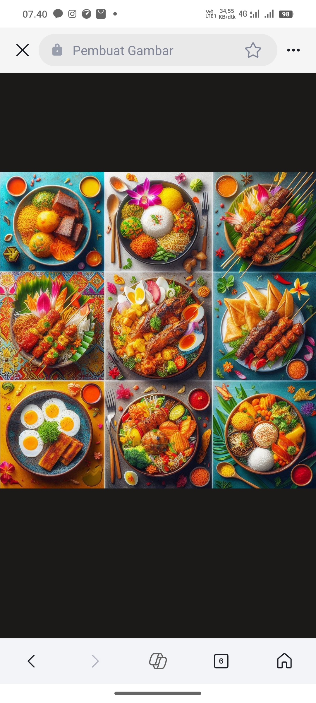 Ilustrasi Kuliner Nusantara di Batu Malang