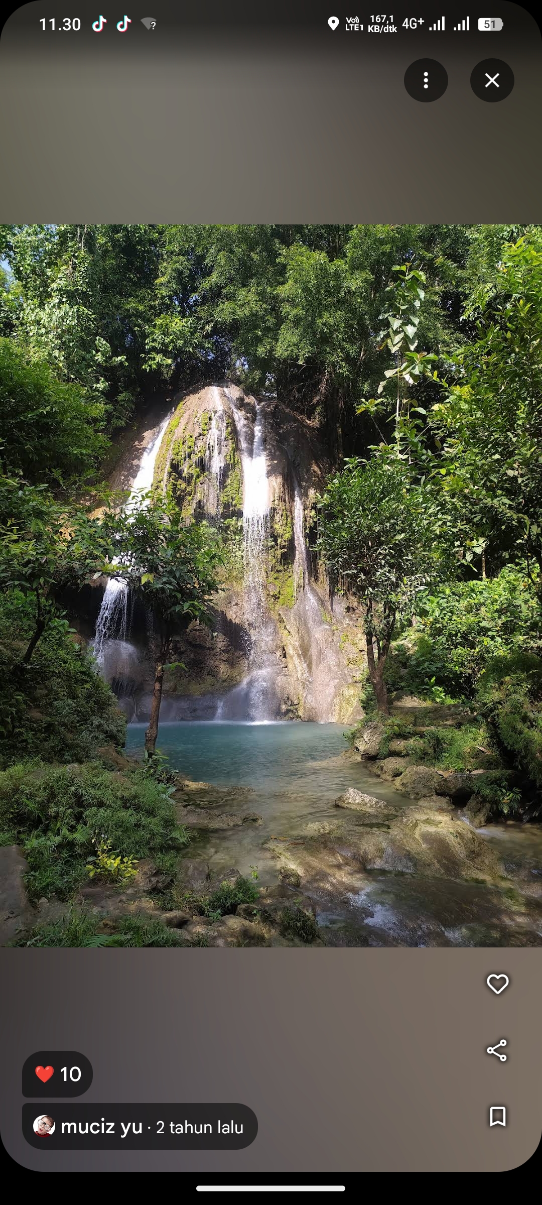 Air Terjun Alam Kandung, Tulungagung