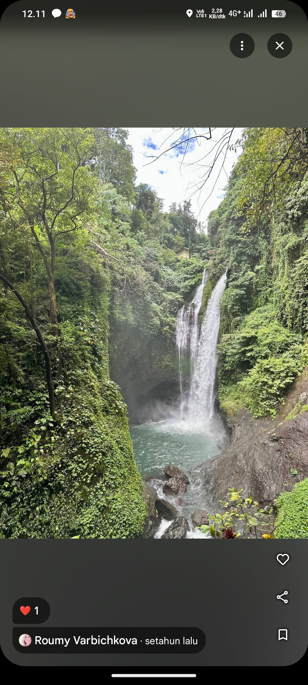 Blue Lagoon Waterfall, Buleleng