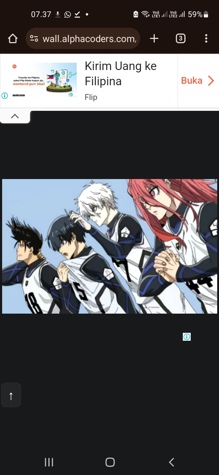 Ilustrasi Anime Blue lock