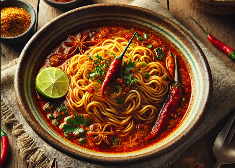 Ilustrasi ragam khas kuliner dari Medan