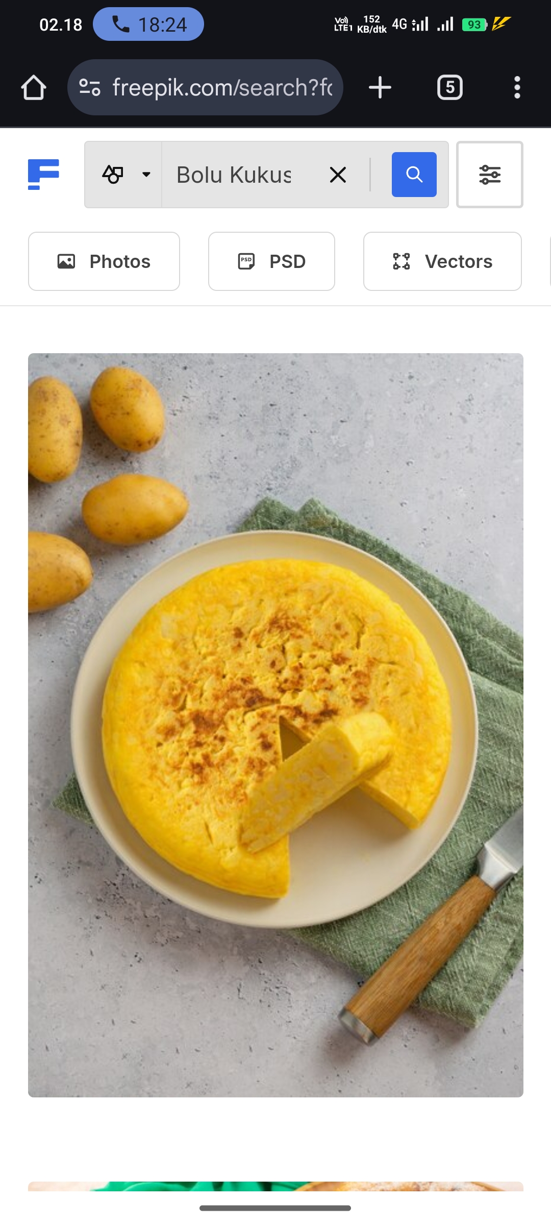 Bolu Kukus Kentang