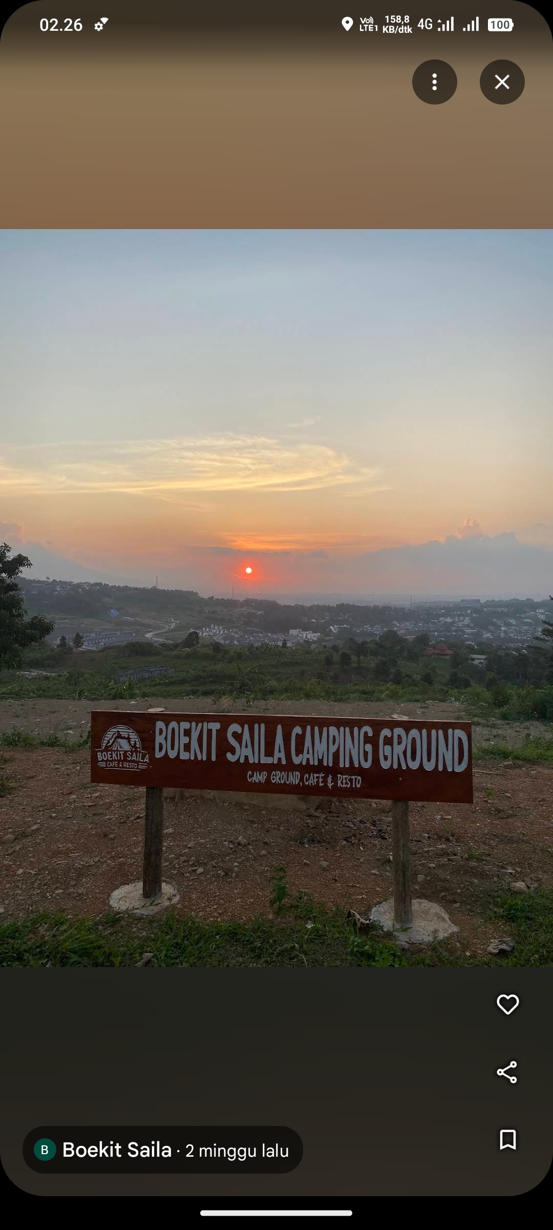 Boekit Saila Camping Ground, Sentul