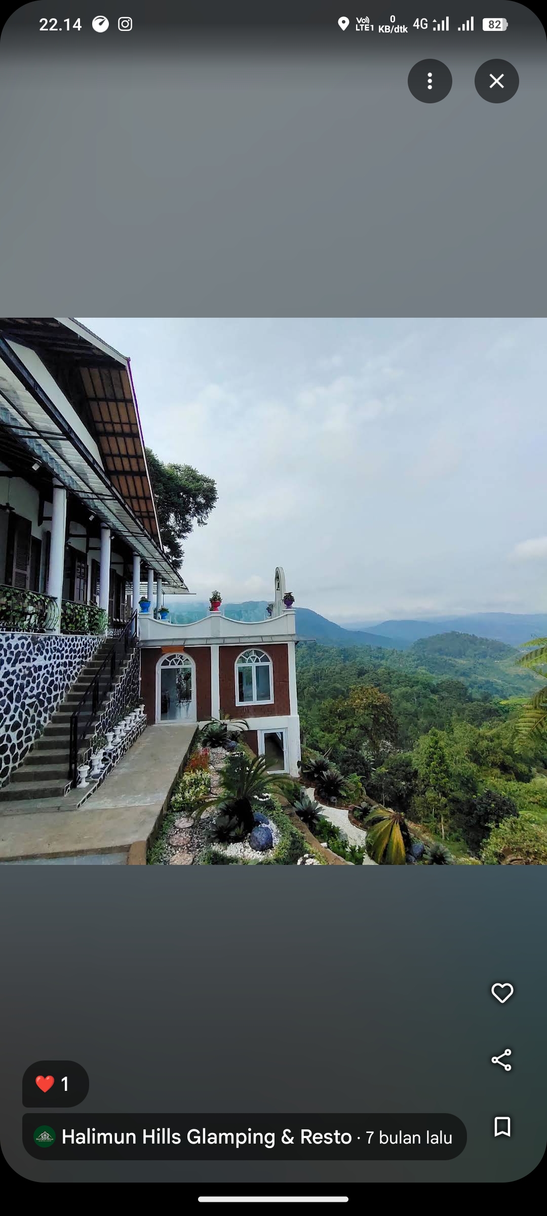 Salah Satu Spot Menarik di Halimun Hills Glamping & Resto, Bogor