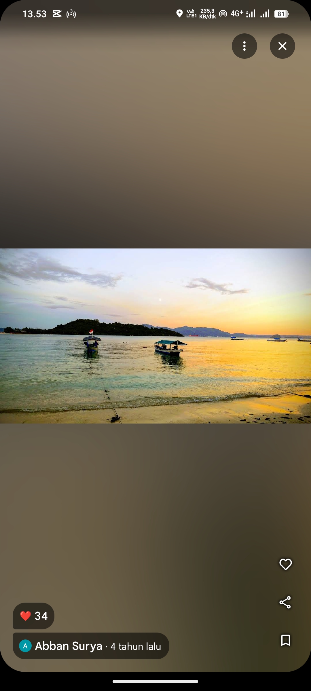 Pantai Mutun, Lampung