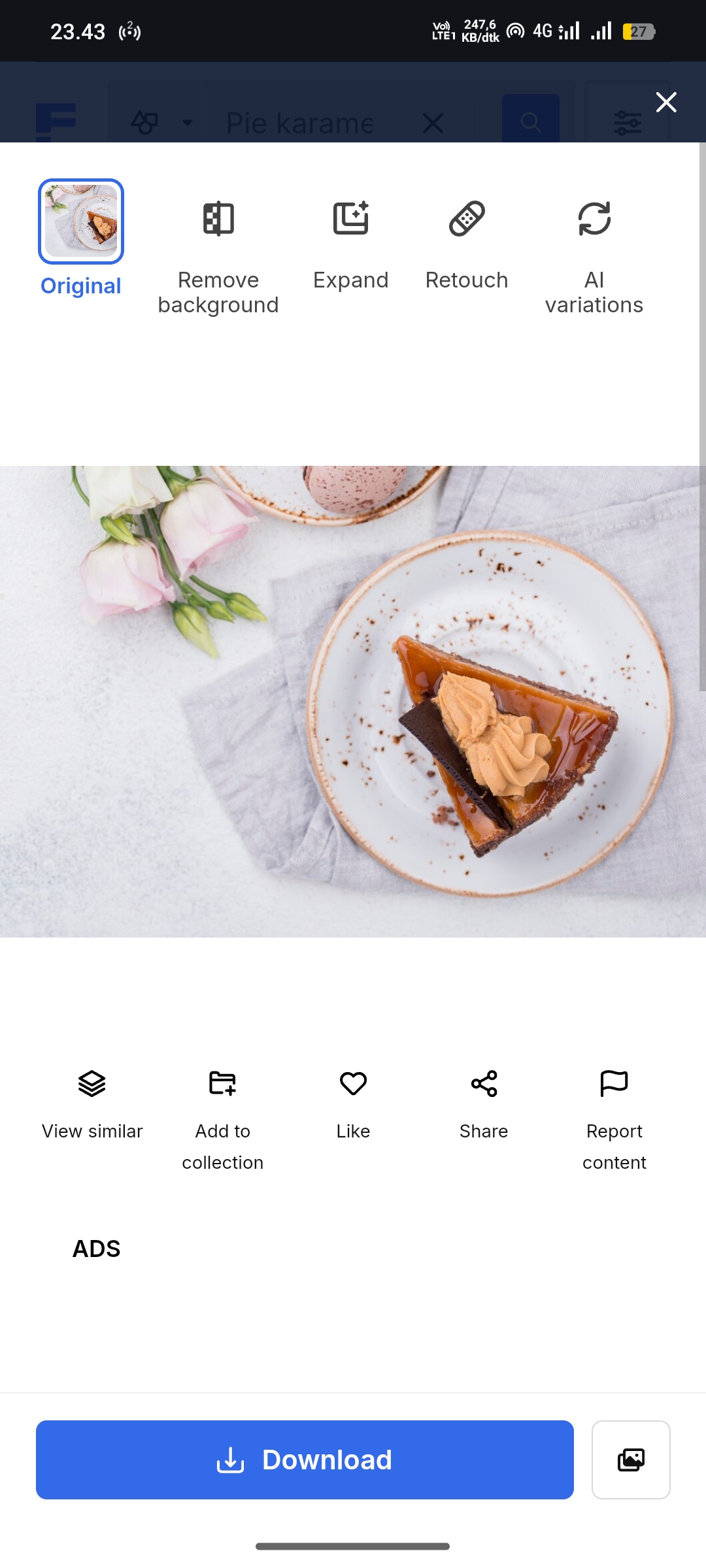 Pie Karamel