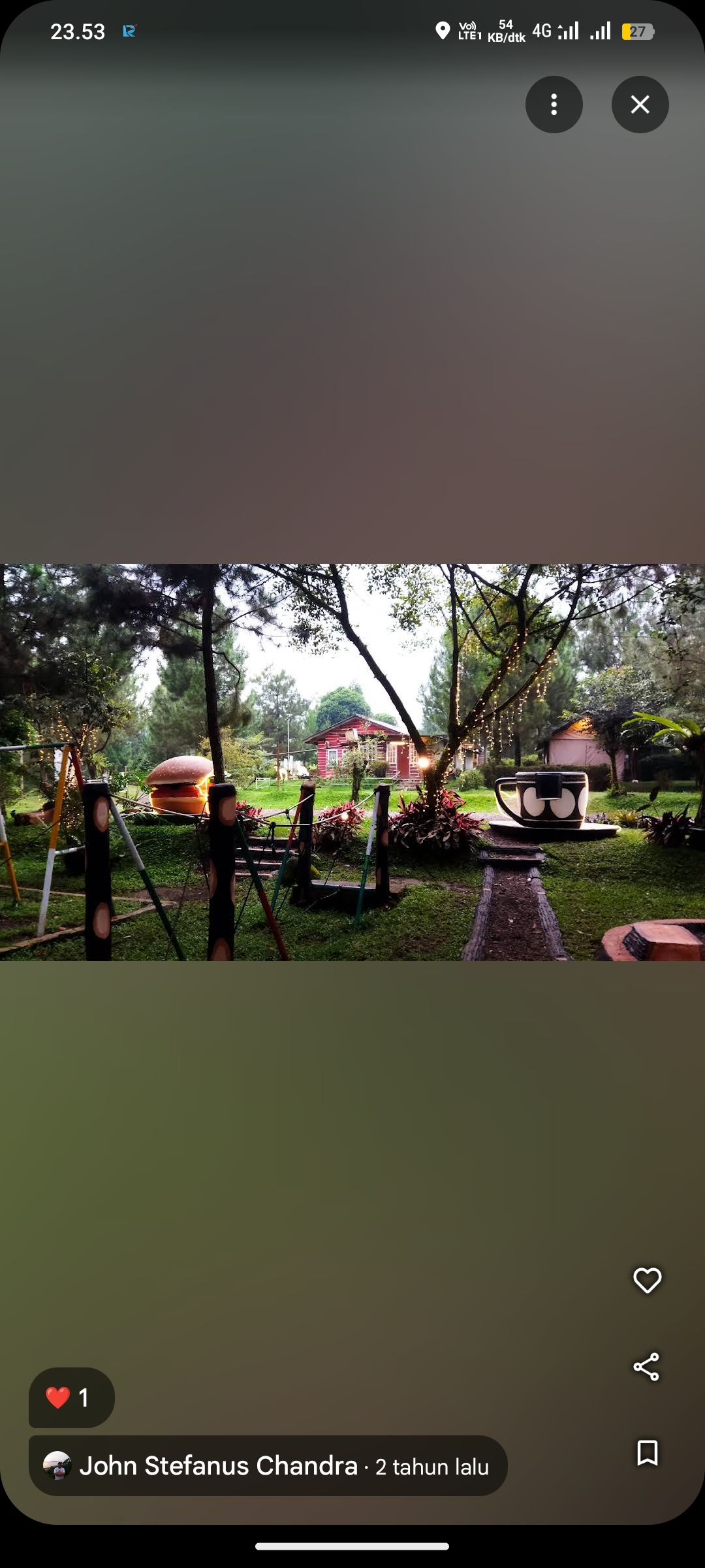 Salah satu spot di Sari Ater Camping Park