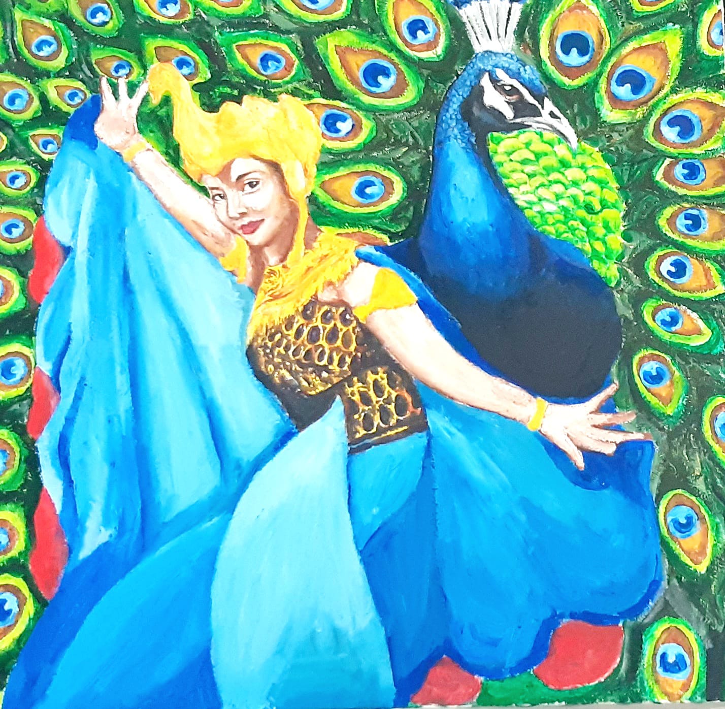 Peacock Beauty karya Lubna (HIDAYAT RAHARJA UNTUK JPRM)