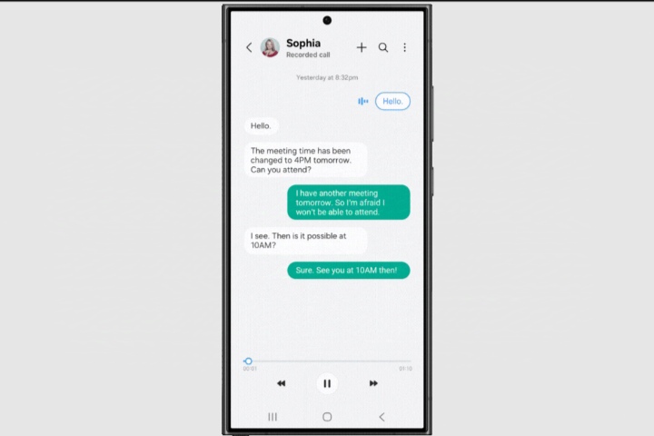 salah satu tampilan pada Samsung One UI 7 Beta