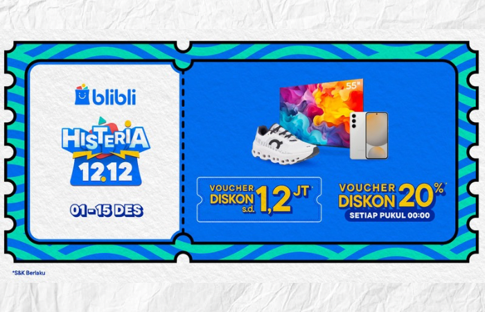 Kemeja H&M Promo 12.12 blibli. (Blibli)