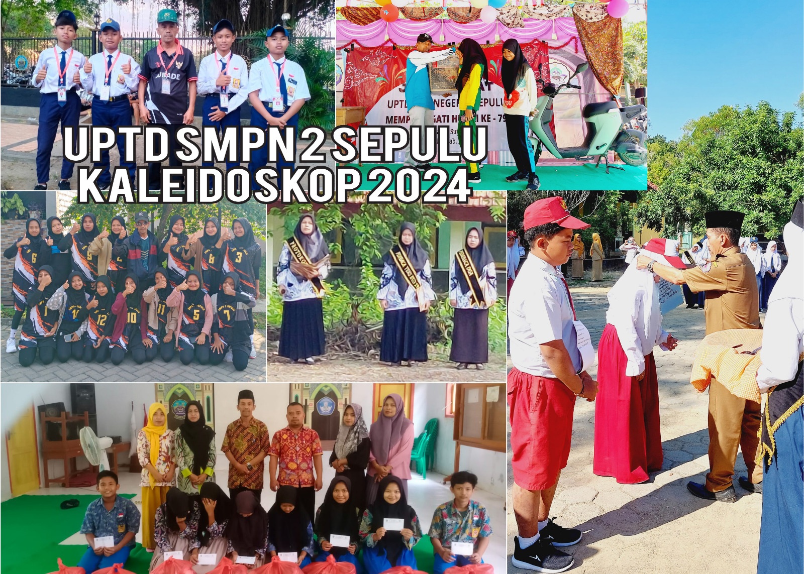 EDUKATIF: Galeri foto kegiatan yang dilaksanakan SMPN 2 Sepulu. (SMPN 2 SEPULU UNTUK JPRM)