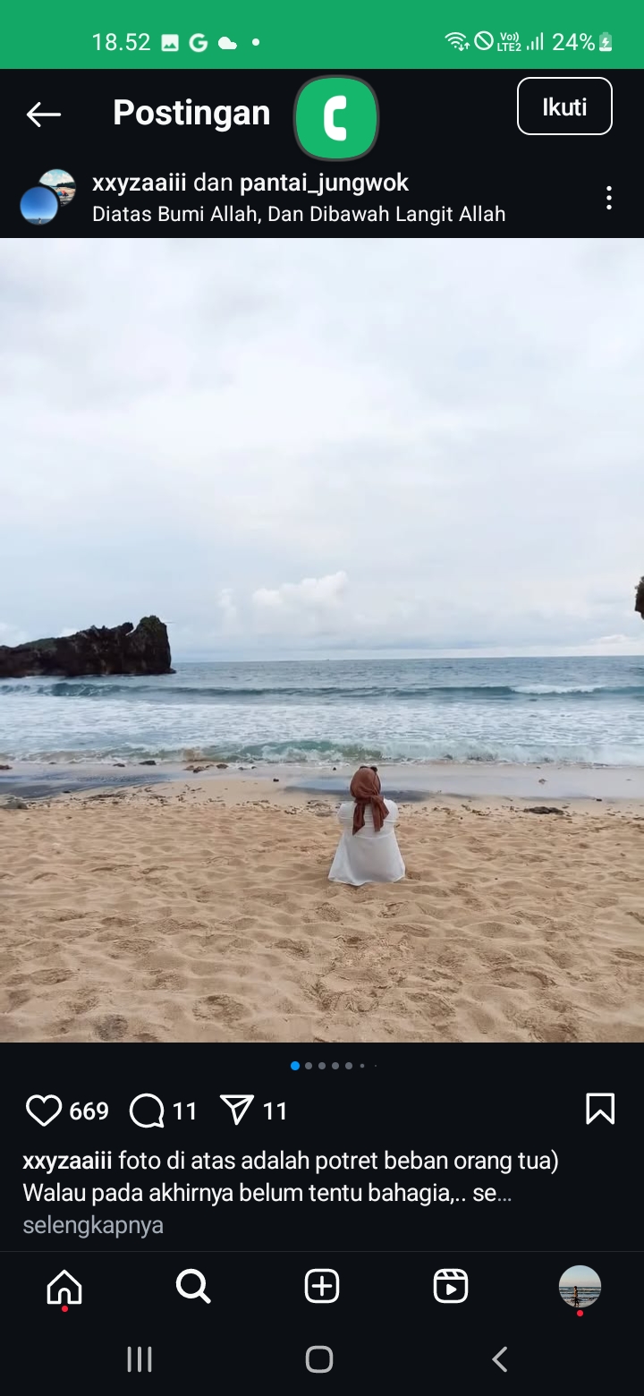 Bersantai di Pantai Jungwok