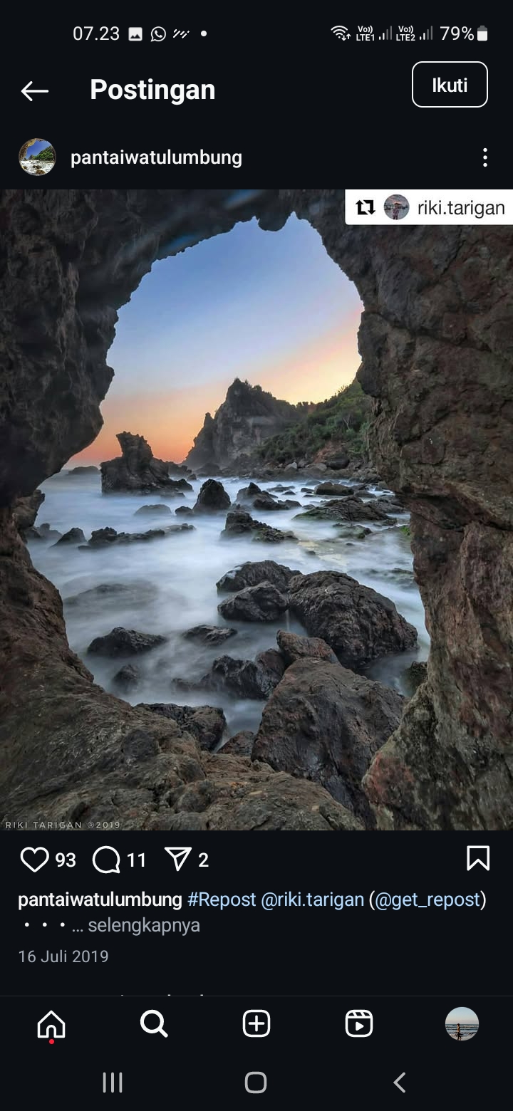 Pantai Watu Lumbung