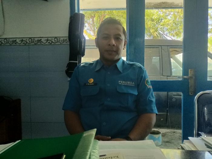 Direktur Perumda Air Minum Sumekar&nbsp;Febmi Noerdiansyah. (MOH. IQBAL/JPRM)