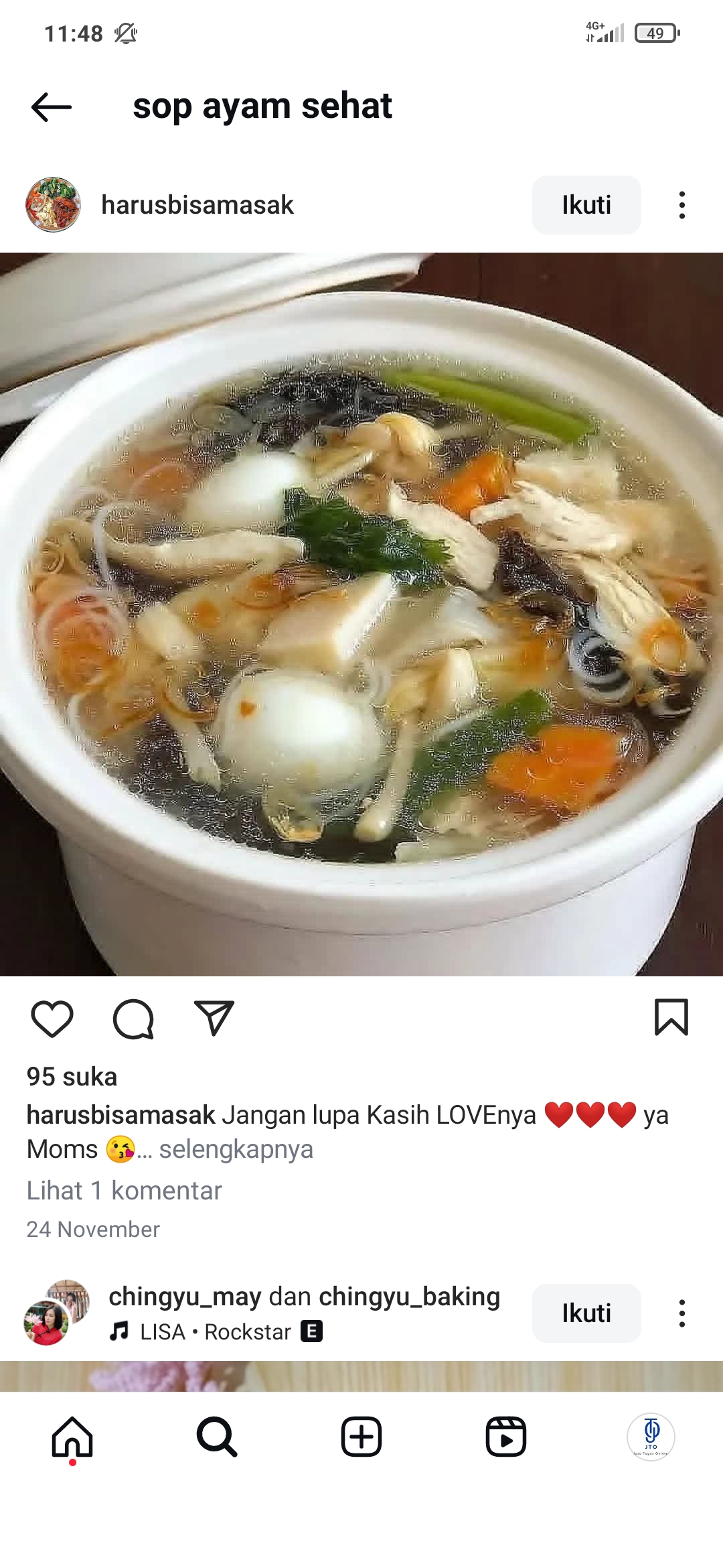 Sop Ayam Sehat