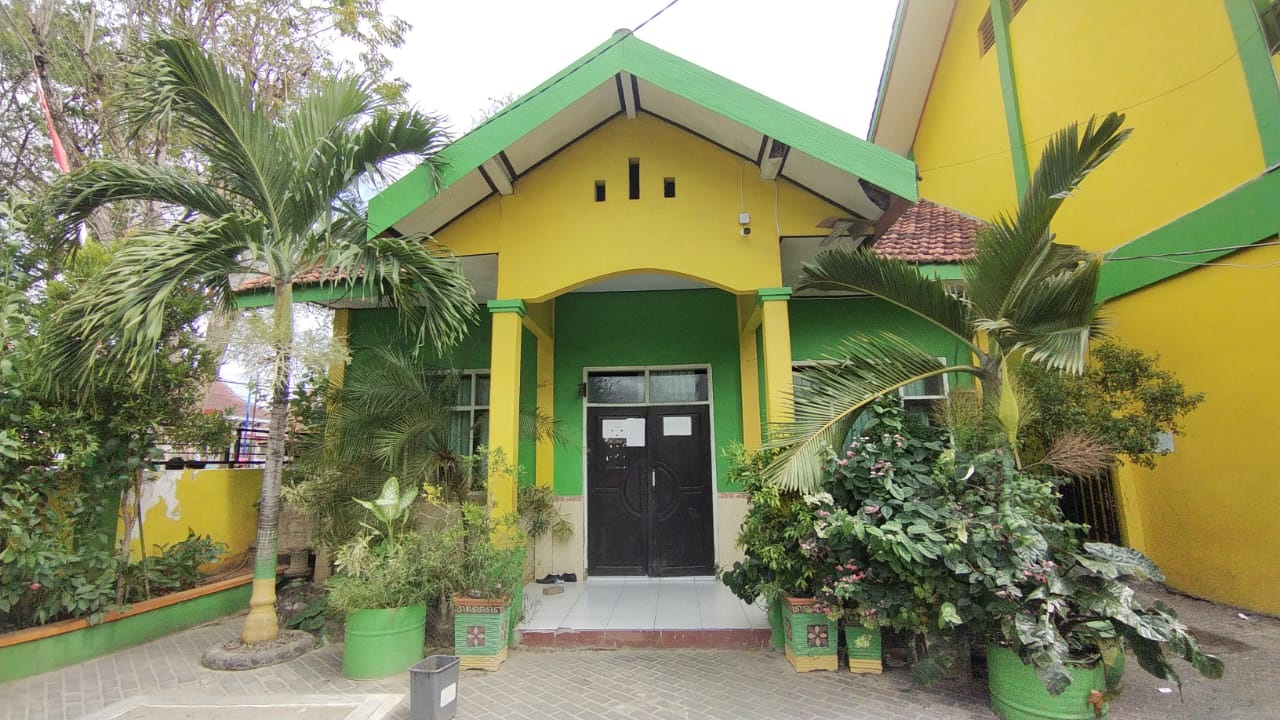 PENINGKATAN SARPRAS: SDN Bugih 3, Pamekasan, dilakukan rehab gedung perpustakaan beberapa waktu lalu. (DISDIKBUD PAMEKASAN UNTUK JPRM)