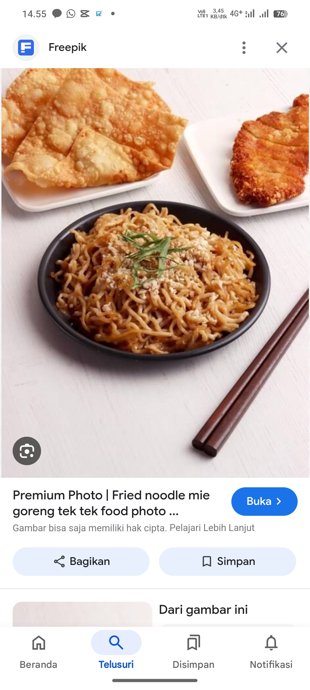Mi Tek-Tek Goreng