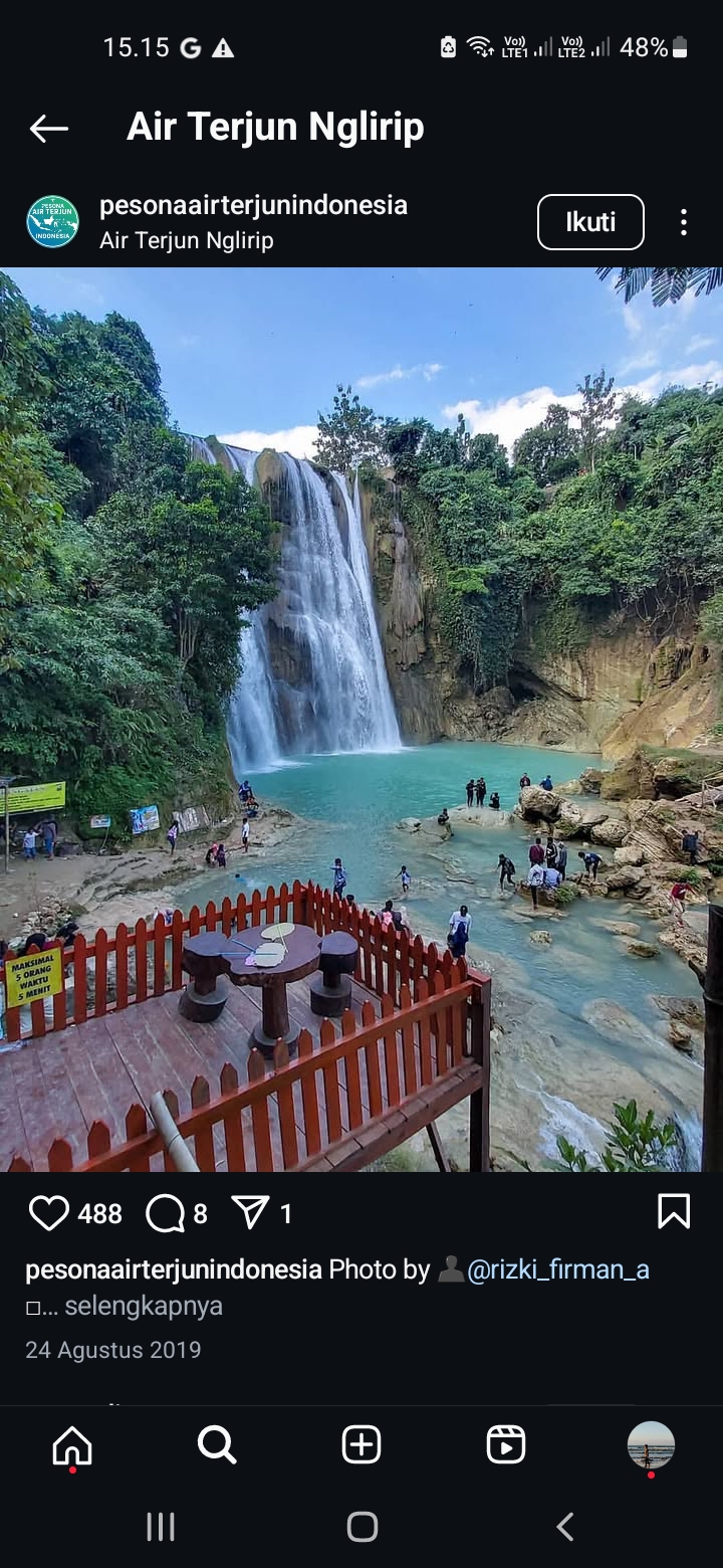 Air Terjun Nglirip