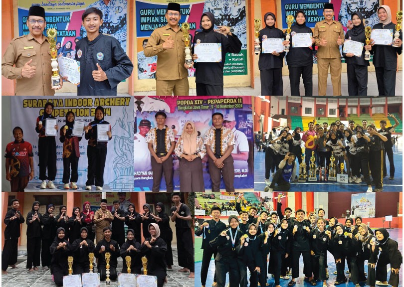 MEMBANGGAKAN: Dokumentasi perolehan prestasi SMAN 2 BKL  (SMAN 2 BKL UNTUK JPRM)