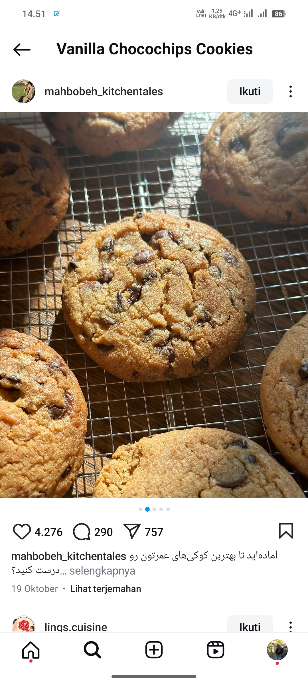 Vanilla Chocochips Cookies