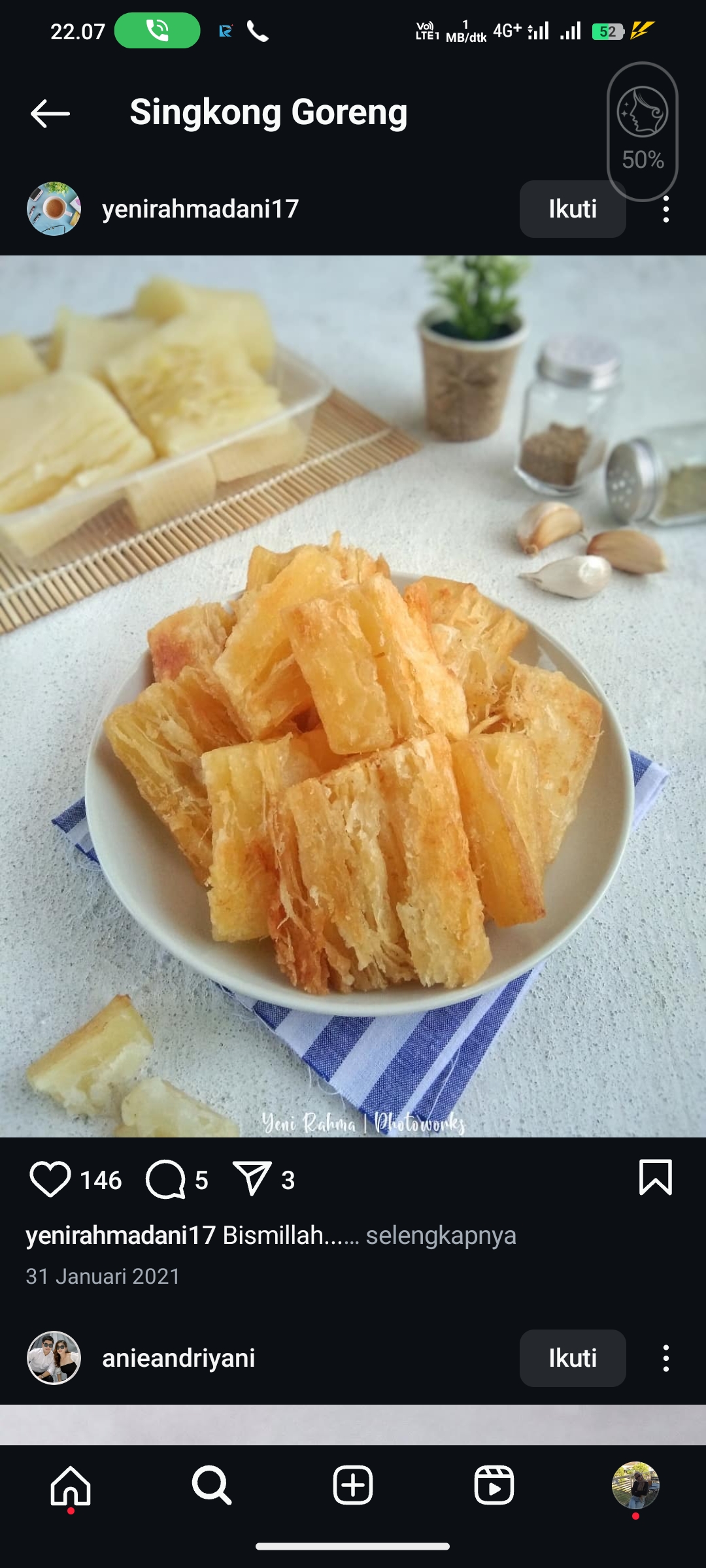 Singkong Goreng
