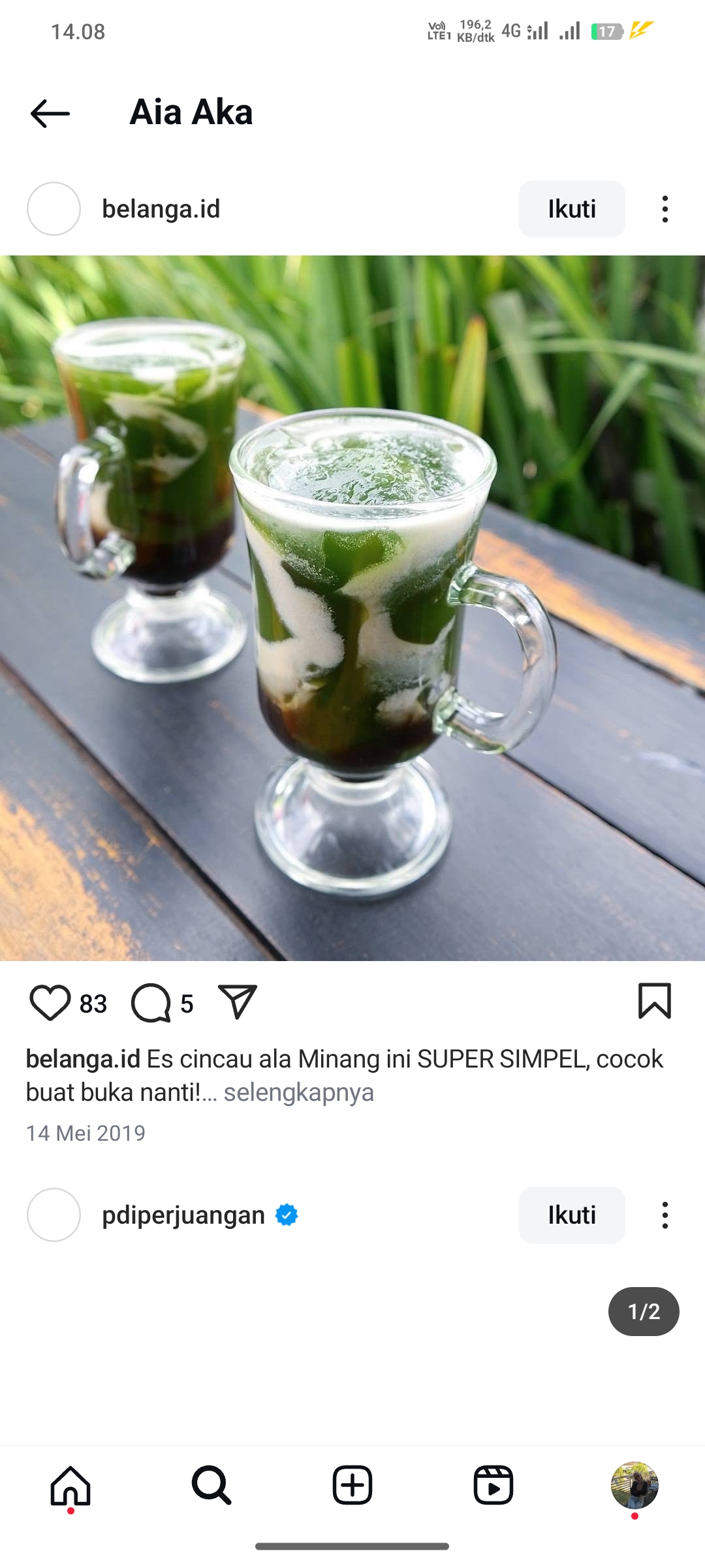 Aia Aka Khas Minangkabau