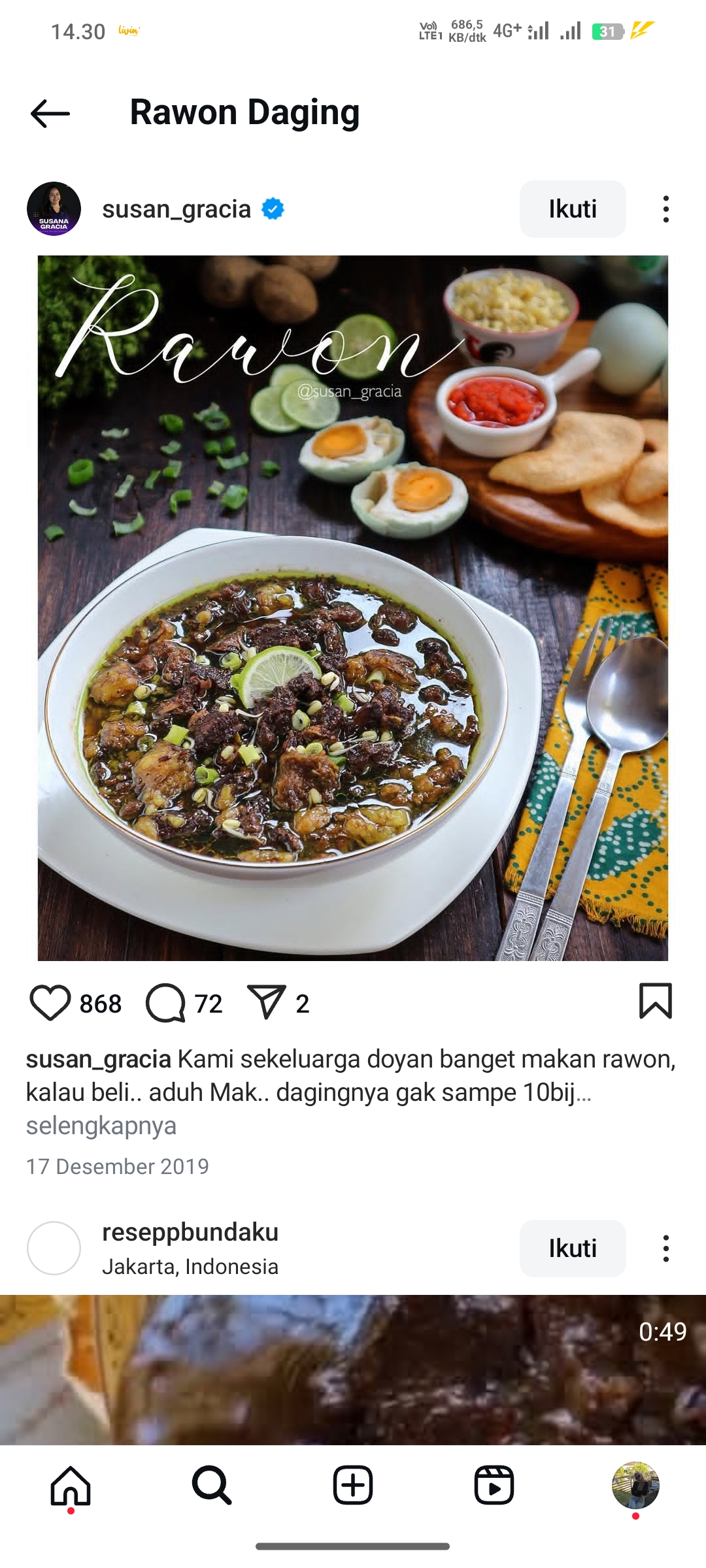 Rawon Daging