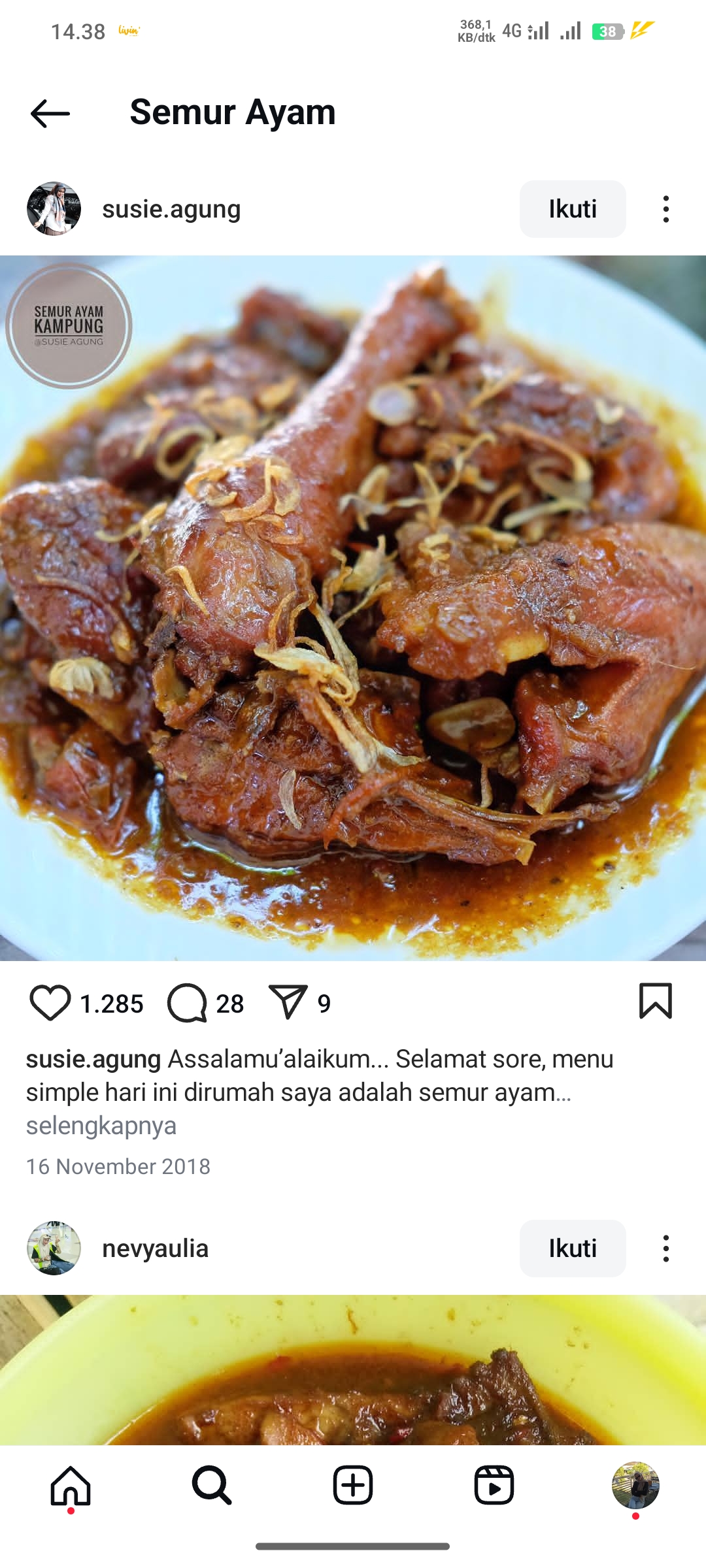 Semur Ayam