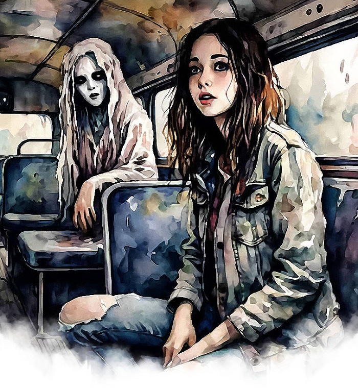 Ilustrasi cerpen Halusinasi Yang Nyata. (AI)