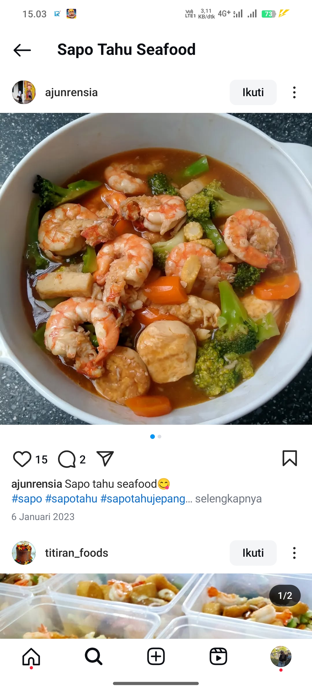 Sapo Tahu Seafood