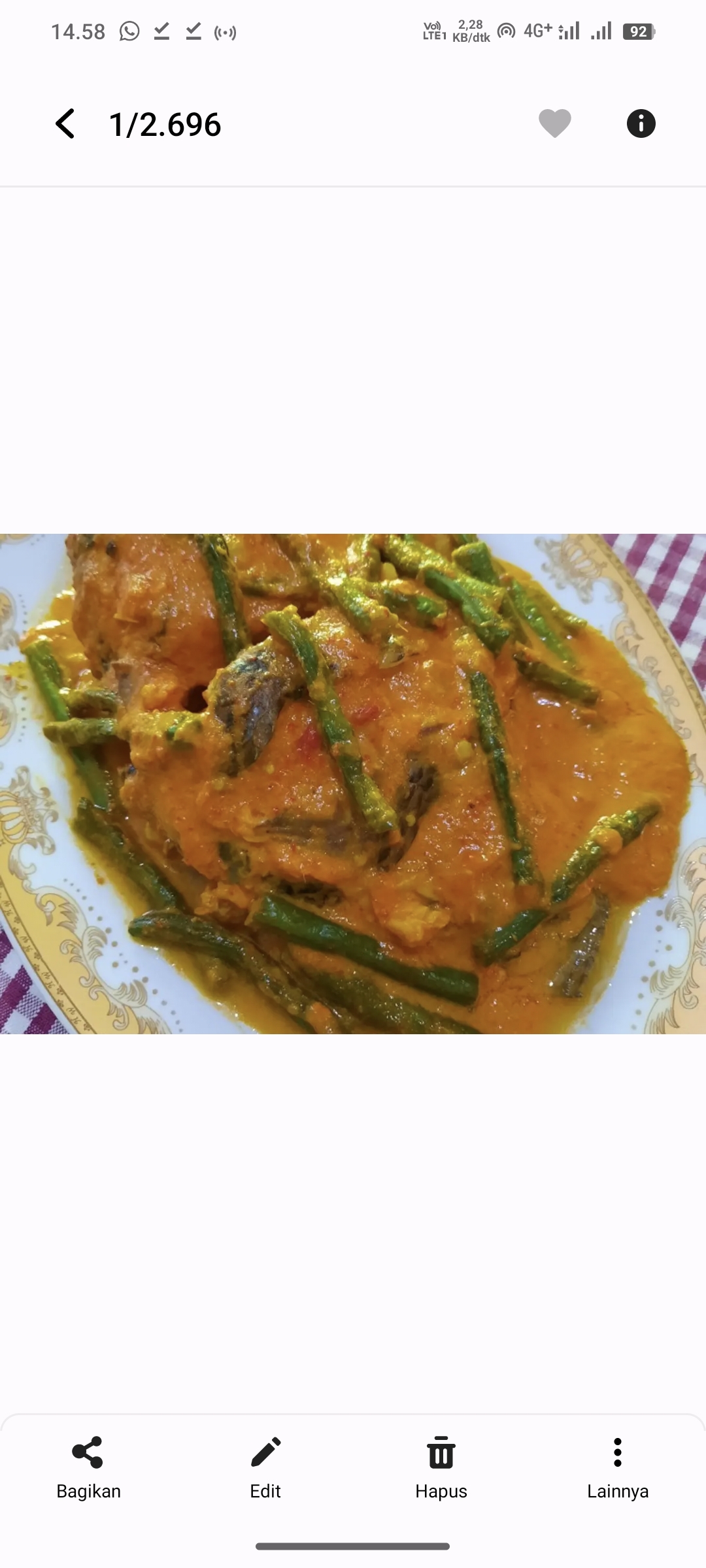 Pangek Ikan Nila