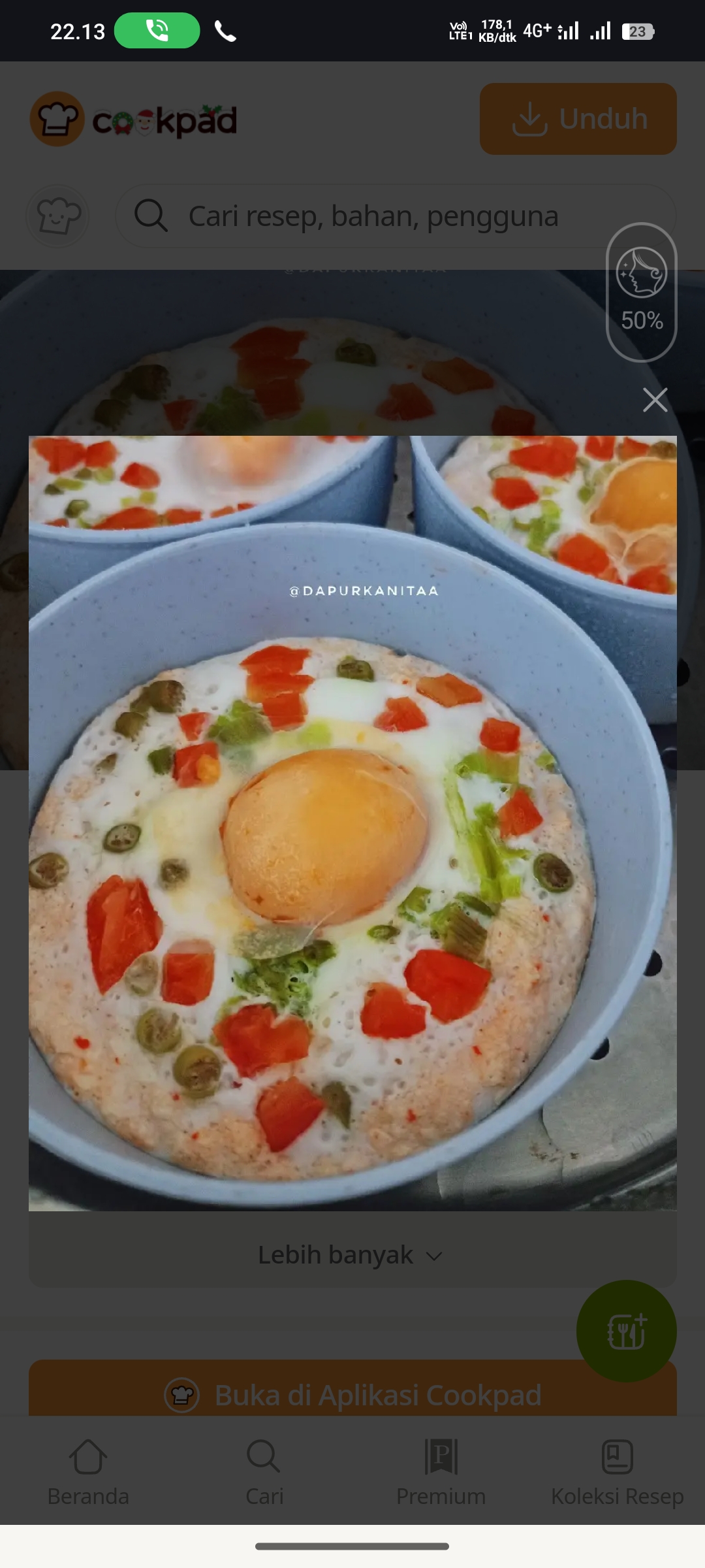 Telur Asin Tahu Kukus