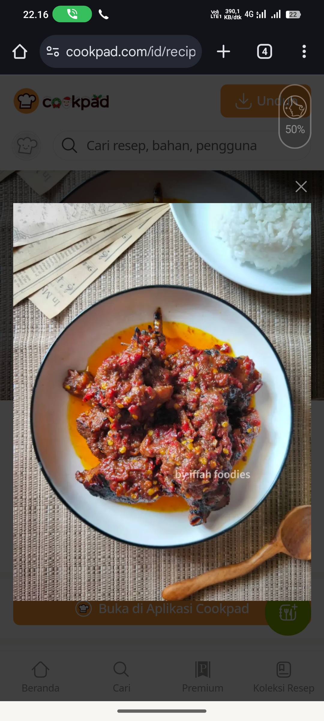 Bebek Bacem Pedas Bakar