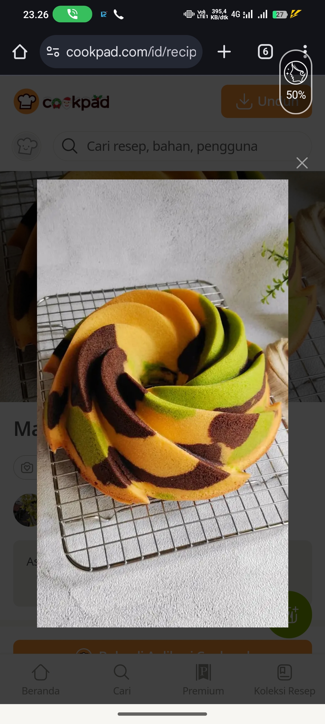 Marmer cake