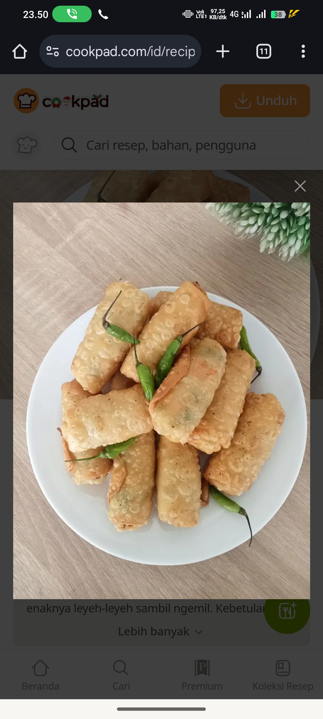 Pastel Gulung