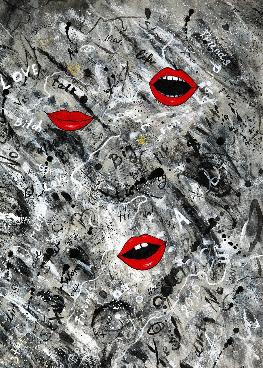 Ilustrasi puisi Ratna Juita: Omong Doang