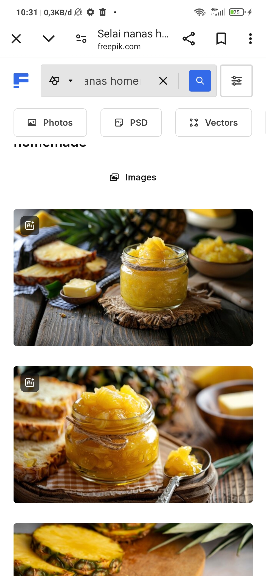 Selai nanas homemade